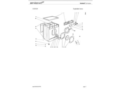 сервис мануал стиральной машины INDESIT WDN 2067