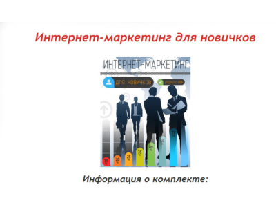 The book "Internet Marketing for Beginners"