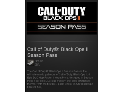 Call of Duty: BO 2 - Season Pass - STEAM Gift RU+CIS+UA
