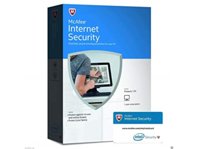 McAfee Internet Security  1ГОД/1 ПК КЛЮЧ (15 знаков)