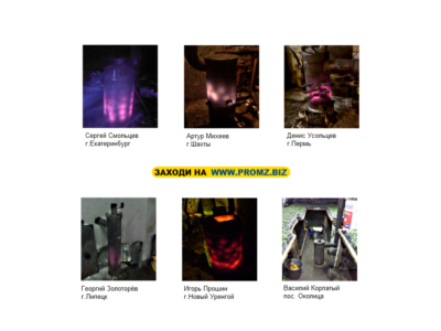 Furnace for working out of the closed type (with their