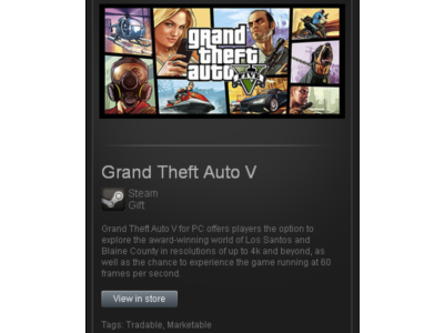 Grand Theft Auto V - STEAM Gift - Region GLOBAL
