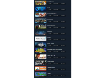 Steam Account: ROW Medieval Space Engineers Portal 2