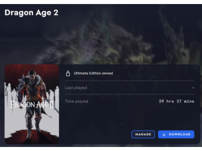 Dragon Age 2 (Origin account) Region free