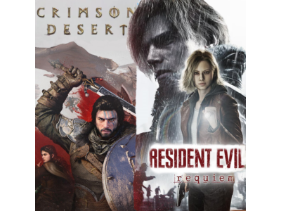 Crimson Desert + Resident Evil 9 + Pragmata + Death Stranding 2 + Forza Horizon