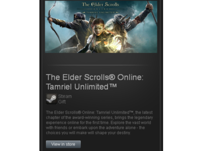 The Elder Scrolls Online - STEAM Gift  / ROW / GLOBAL