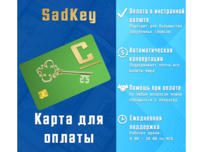 100-100000 KGS Card of Kyrgyzstan for online payments