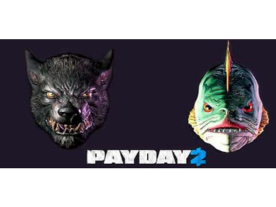 PAYDAY 2 Lycanwulf and The One Below Mask steam key💳0%