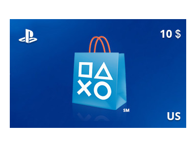 Подарочная карта PlayStation Store 10 долл. US-регион