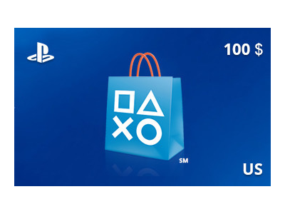 Подарочная карта PlayStation Network 100 долл. US