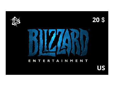 Подарочная карта Battle.net Balance 20 долл. US-регион