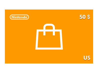 Подарочная карта Nintendo eShop 50 долл. US-регион