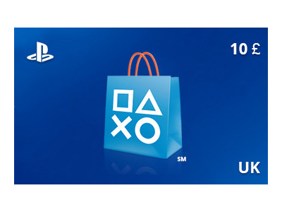 Подарочная карта PlayStation Store 10 фунт. UK-регион