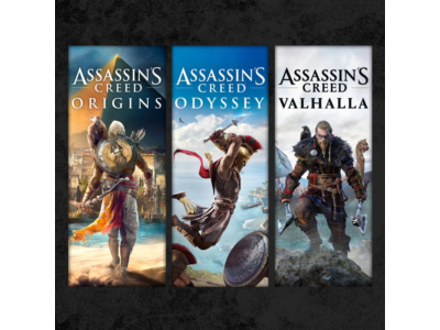 Assassin&acute;s Creed Trilogy: Origins + Odyssey + Valhalla