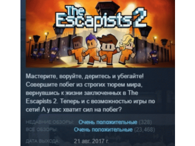 The Escapists 2 💎STEAM KEY РФ+СНГ СТИМ КЛЮЧ ЛИЦЕНЗИЯ
