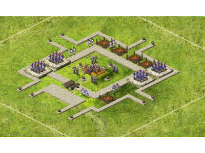 Stronghold Kingdoms attack of the wolf&acute;s castle 4
