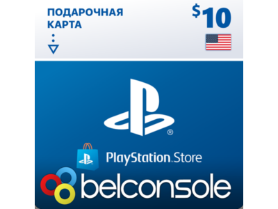 🔶PSN 10 USD $ USA [Официальный Ключ] Пополнение