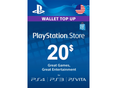 ⭐ PlayStation Network Card PSN 25 USD US (USA ONLY) ⭐