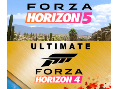 FORZA HORIZON 4 ULTIMATE + FORZA HORIZON 5 + 400 ИГР・XBOX GAME PASS