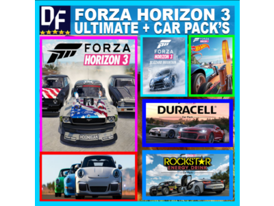 FORZA HORIZON 3 + DLC + НАБОРЫ МАШИН・MICROSOFT・PC・