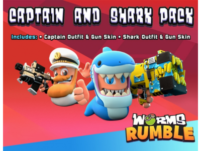 Worms Rumble Captain Shark Double Pack DLC Steam