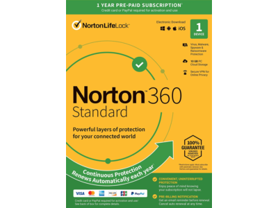 Norton 360 Standard 1 devices / 90 дней (Global)