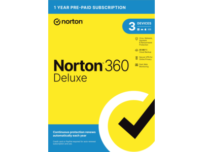 Norton 360 Deluxe  3 devices /  1 год  (Global)