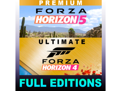 ・FORZA HORIZON 5 PREMIUM + FH4ULT + 400 ИГР・ОНЛАЙН・PC