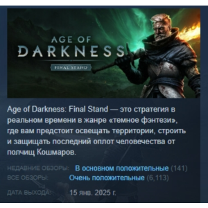 Age of Darkness: Final Stand 💎 STEAM РОССИЯ