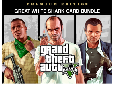 GTA V : Grand Theft Auto V: Premium & Whale Shark Card