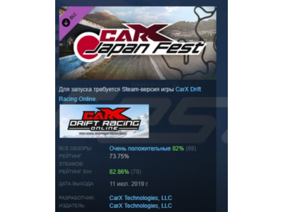 CarX Drift Racing Online - Japan Fest 💎 DLC STEAM GIFT