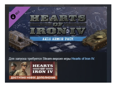 Cosmetic Pack - Hearts of Iron IV: Axis Armor STEAM RU