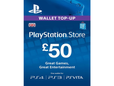 Playstation Network PSN £50 (UK)