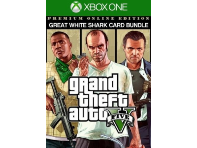 GTA V: Premium Edition XboxOne Key & White Shark Card🔑