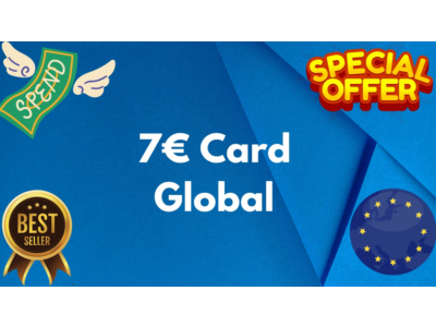 💶7€ Card Global🌎All Services/Subscriptions/Others✅
