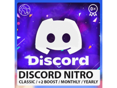 ⭐🟣 DISCORD NITRO / BEST PRICE / WORLDWIDE 🔥🚀🔮