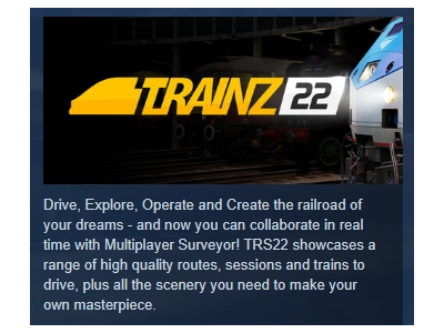 Trainz Railroad Simulator 2022  STEAM РОССИЯ