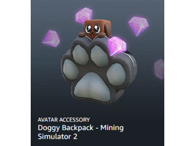 🔑KEY🔑✅ Doggy Backpack - Mining Simulator 2 ✅🚀ROBLOX