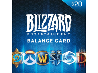 BLIZZARD GIFT CARD 20$ USD ✅(USA)