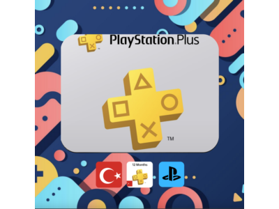 PlayStation Plus  12 Месяцев Турция PS4-5