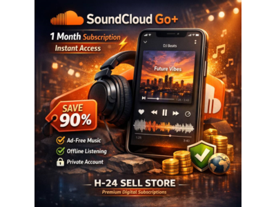 🔥 SoundCloud Go+ | 1 Month Premium Access 🔒💯💯