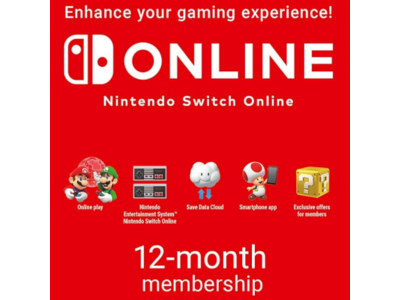 NINTENDO SWITCH ONLINE MEMBERSHIP 12 MONTHS ✅(EU) KEY