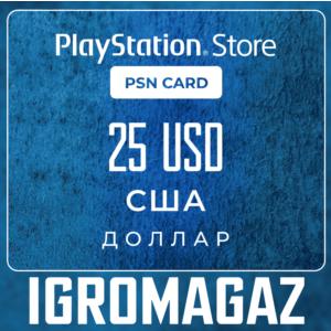 PlayStation Network Card (PSN) 25$  🔵 USA