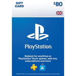 Playstation Network PSN £80 (UK)
