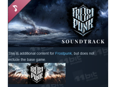 Frostpunk Soundtrack DLC (Steam key) ✅ REGION FREE 💥🌐