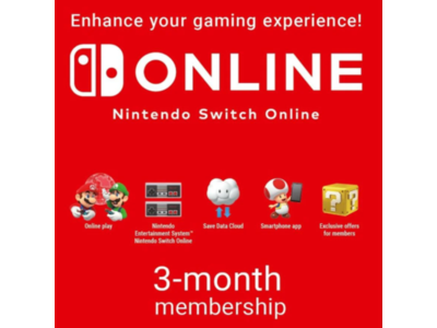NINTENDO SWITCH ONLINE GIFT CARD 3 MONTHS ✅(EU) KEY