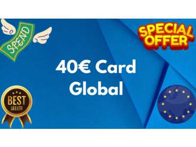 💶40€ Card Global🌎All Services/Subscriptions/Others✅⭐️