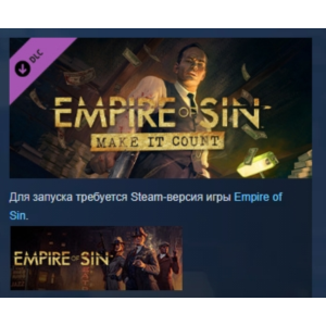 Empire of Sin - Make it Count DLC STEAM GIFT РОССИЯ