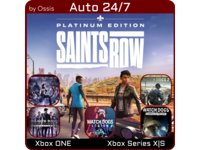 XBOX 24/7 Saints Row Platinum  Saints Row IV Re Elected