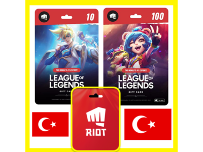 ⭐️ALL GIFT CARD⭐ 🇹🇷 LOL 200-55200 RP (Turkey)